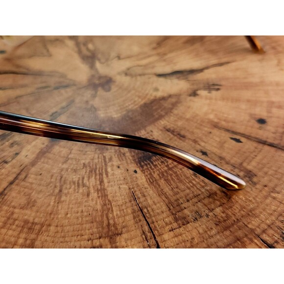 Prada VPR51M 54017 Half Rim Faux Tortoise Shell Glasses No Script Lenses - Picture 9 of 13